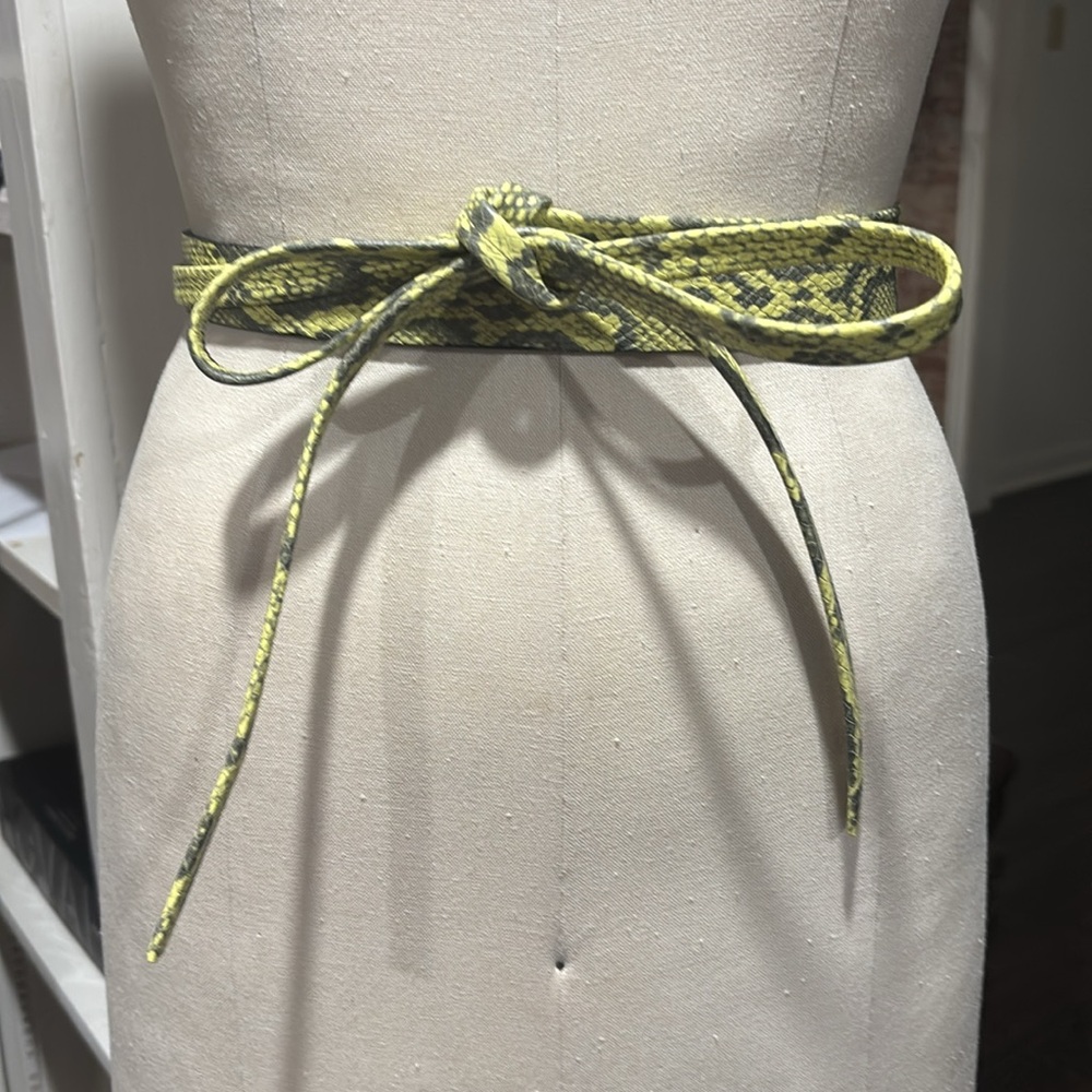 NWT ADA Collection Leather Wrap Belt